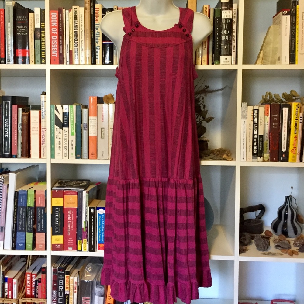 Marc by Marc Jacobs Pink Striped Sleeveless Dress